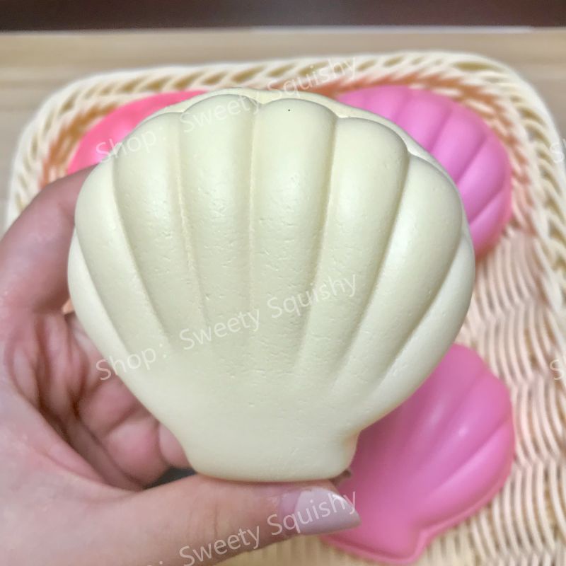 Đồ Chơi Nắn Bóp Đàn Hồi Giảm Stress Hình Vỏ Sò