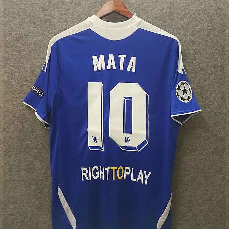 Áo Bóng Đá Chất Lượng Cao Phong Cách vintage 2011-12 chelsea