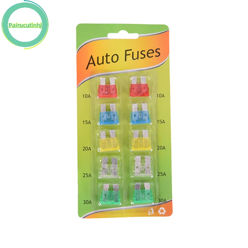 Cầu Chì parucutin pop 10-30a Bằng Hợp Kim Kẽm Bền An Toàn Cho Xe Hơi vn