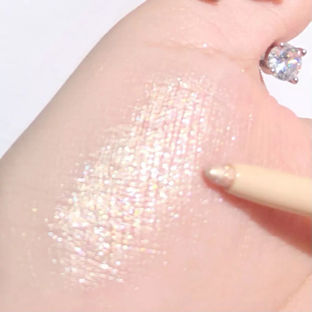 Phấn mắt bắt sáng Sweeet mint màu trắng nhũ ánh ngọc trai lâu trôi chống thấm nước T2