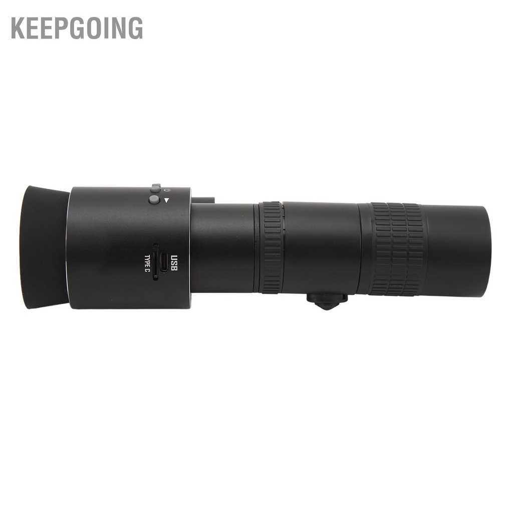 Keepgoing Thiết bị nhìn đêm bằng một mắt Kính viễn vọng ban hồng ngoại Phạm vi kính thiên văn chéo di động HD ngoài trời 100‑240V NVP100C1