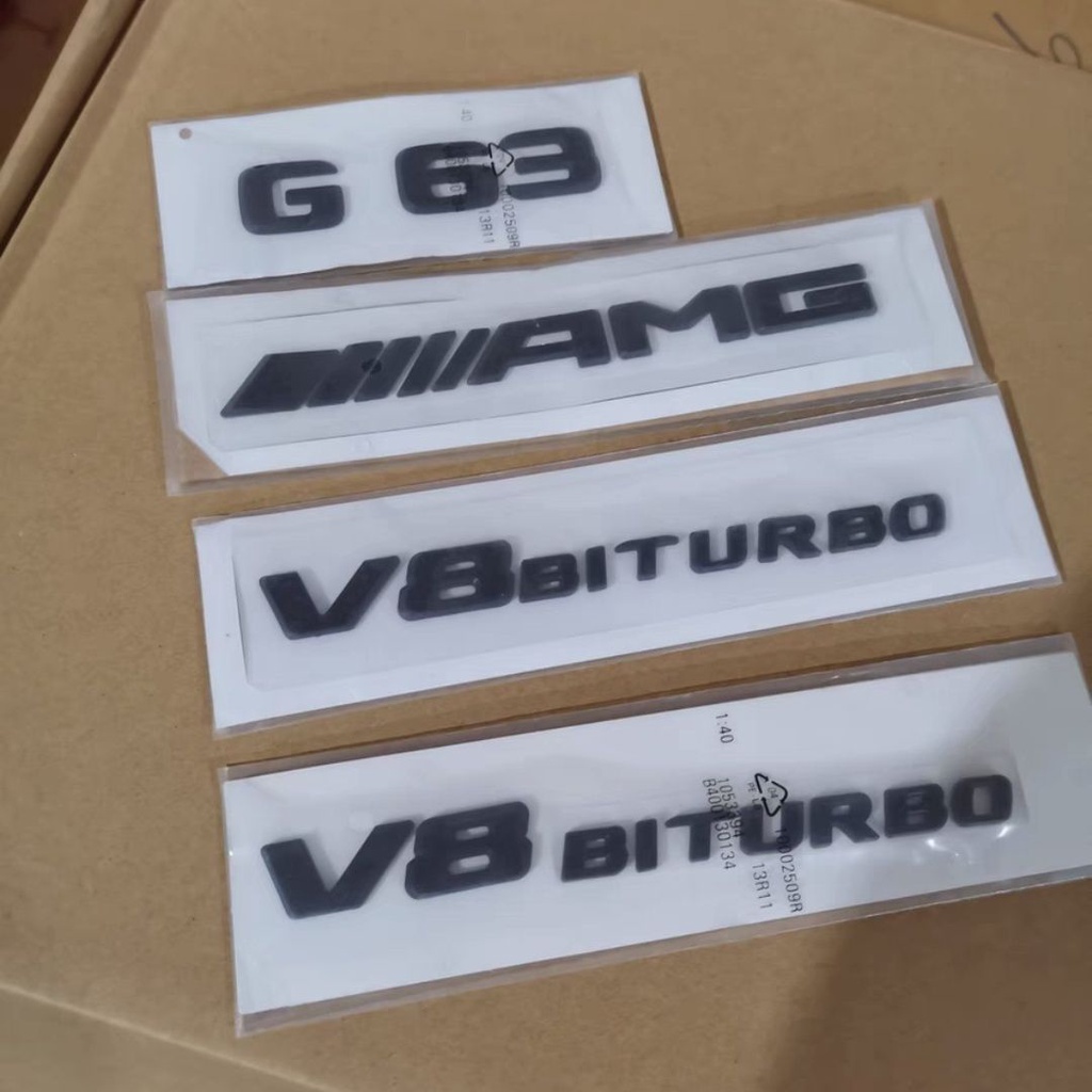 Mercedes-Benz G-Class Sửa Đổi G63 Wordmark G63 Đuôi Mark AMG Nhãn Dán Xe Hơi V8BITURBO Từ Tấm Sáng Đ
