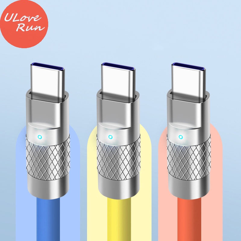 Uloverun Dây Cáp Sạc Nhanh usb c 120w type c Cho Điện Thoại / Xe Hơi vn