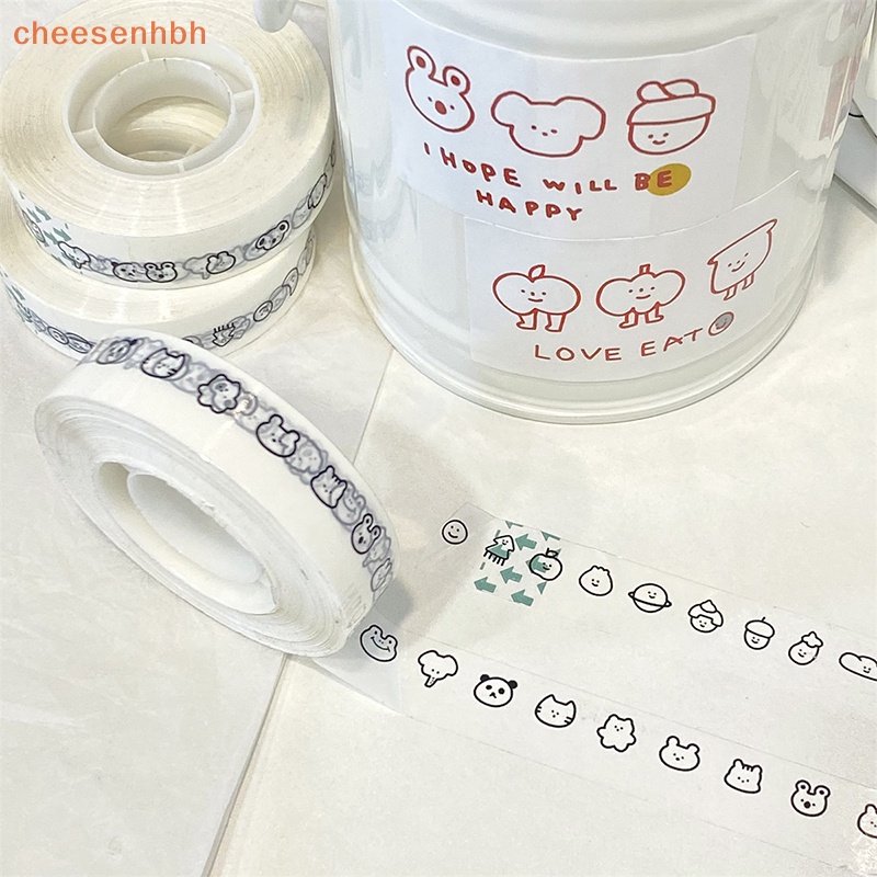 Cheehbh ins Băng Dính washi Hoạt Hình Dễ Thương Trang Trí Sổ Lưu Niệm Nhật Ký vn