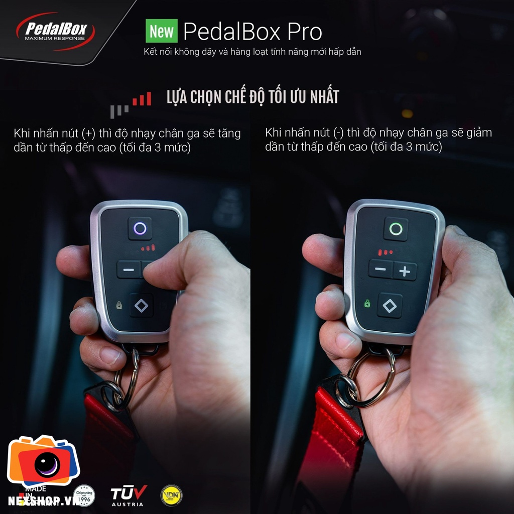CHIP CHÂN GA THẾ HỆ MỚI - PEDALBOX PRO cho các dòng xe Ford
