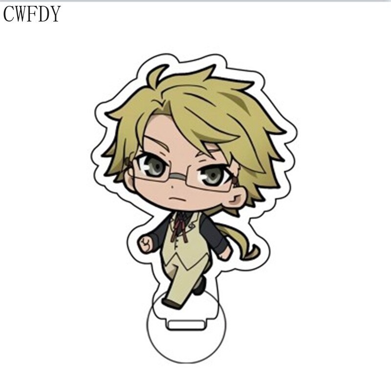 Mô hình standee Anime Figures Bungo Stray Dogs Acrylic Stand Dazai Osamu Kunikida Doppo Edogawa Rampo 8cm