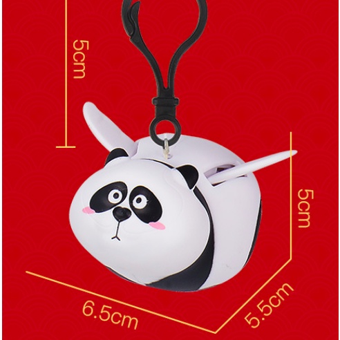 Móc khoá gấu trúc bay