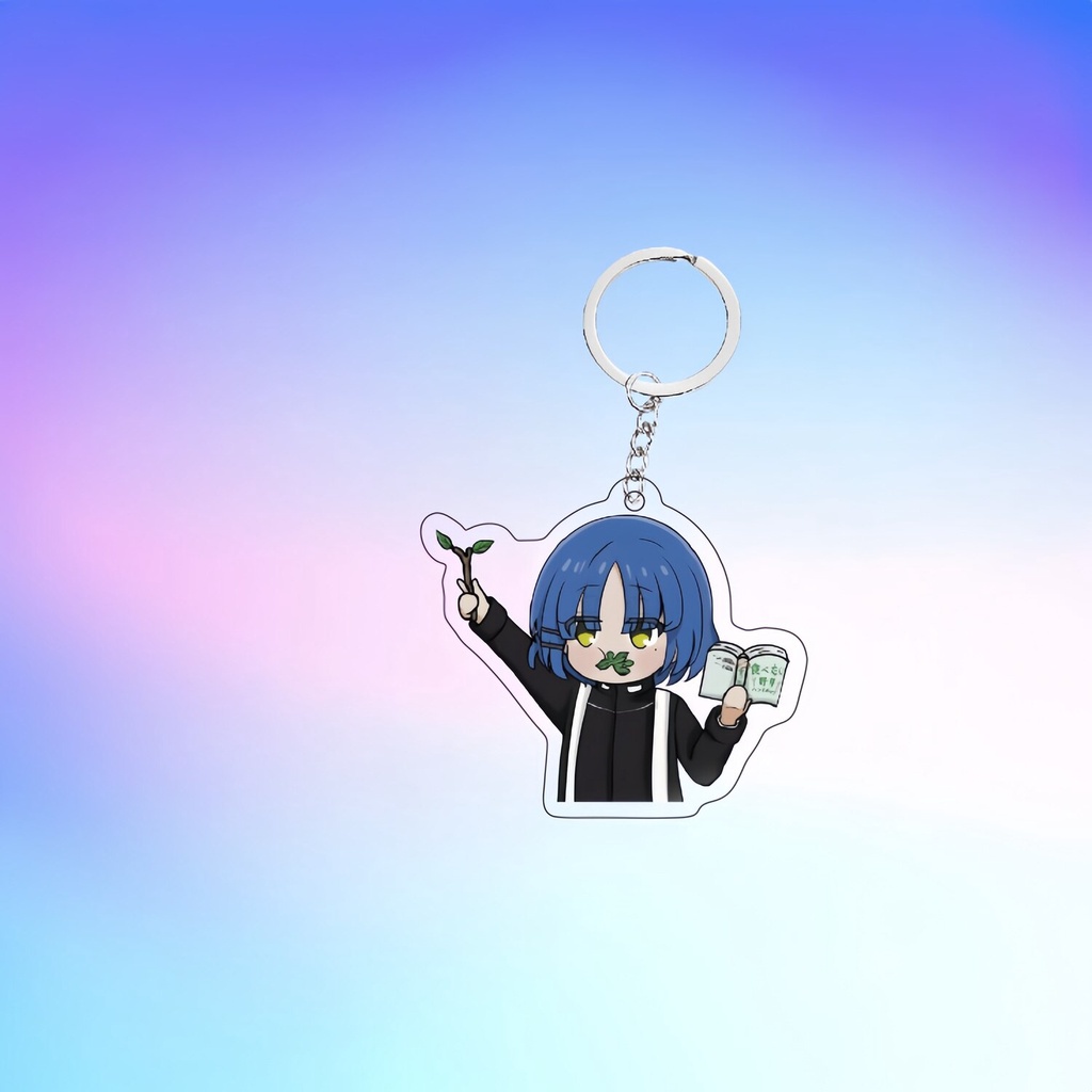 Móc khoá Hitori Gotoh Yamada Ryo Anime KeyChain BOCCHI THE ROCK Móc khoá Anime Manga in hình nhân vật 2 mặt rõ nét