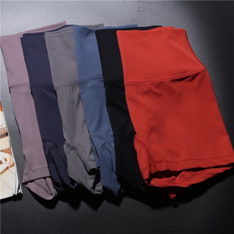 OLALA LEISURE Quần Short Thể Thao Lưng Cao Hai Mặt Phong Cách Âu Mỹ Mới