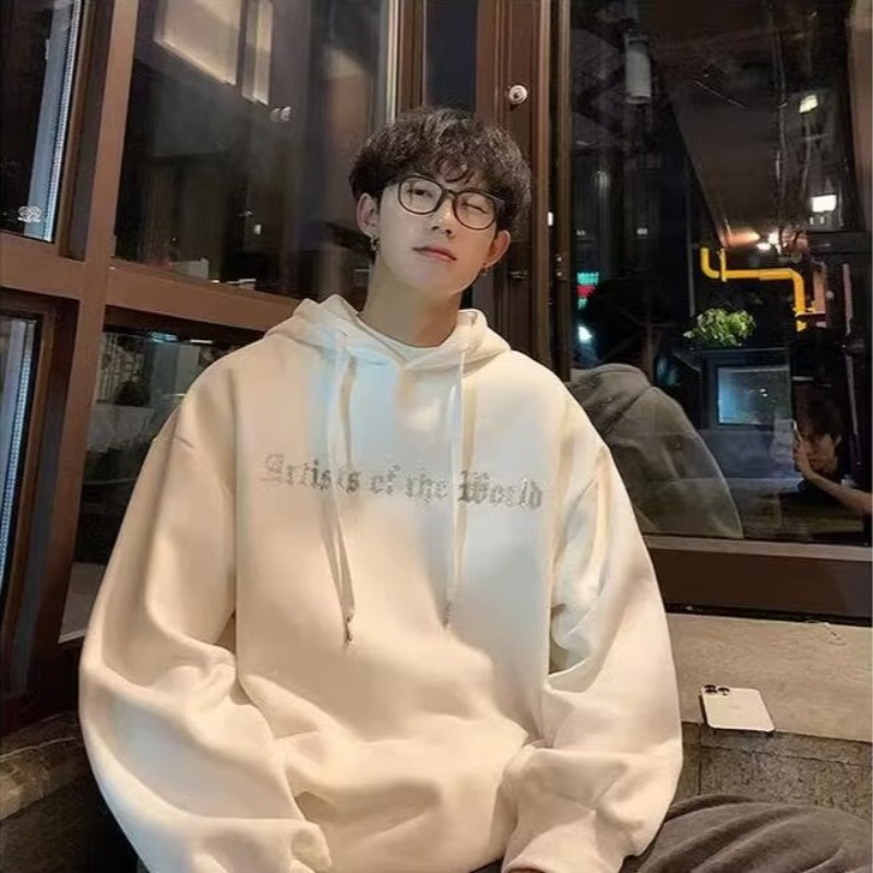 Áo hoodie Dày Dặn Ấm Áp Họa Tiết graffiti Thời Trang Cho Nam