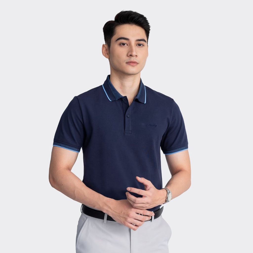 Áo polo nam ngắn tay ARISTINO phom Regular fit suông nhẹ, chất liệu Cotton Organic thoáng khí, thấm hút - APS170S3