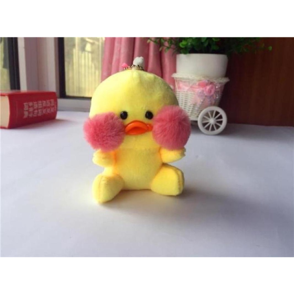 Thú Nhồi Bông Hình Chú Vịt Vàng Nhỏ Nhắn Dễ Thương