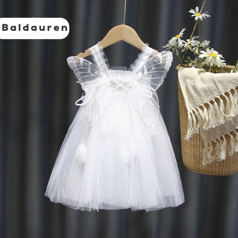 ShiningTreasures Váy Bé Gái váy váy trẻ em công chúa bé gái thời trang dễ thương đẹp 2023 NEW KLQ230001C 40Z231007