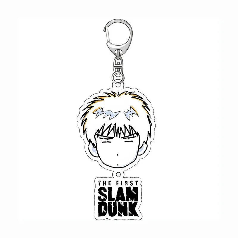 Móc khóa Slam Dunk Keychain Man Sakuragi Hanamichi Rukawa Kaede Porte Clef Phụ kiện trang trí túi xách Balo