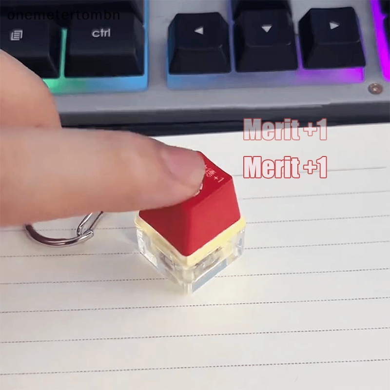 Bn merit + 1 Móc Khóa Vòng cổ Đèn led muyu deion Nút Bàn Phím Cơ Giảm Căng Thẳng