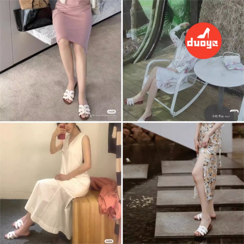 Duoya Hair Thẳng ~  Dép Sandal Da Mềm Chính Hãng Cho Nữ Đi Biển Mùa Hè Sanya Miễn Phí Vận Chuyển Hàng Từ Nhà Máy Chính Hãng ~ Hàng Từ Nước Ngoài Trời