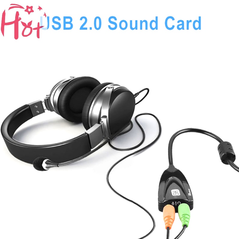 Jr card Âm Thanh 7.1 Chuyển Đổi 5hv2 usb Sang 3d ch jack Cắm 3.5mm Cho laptop pc vn