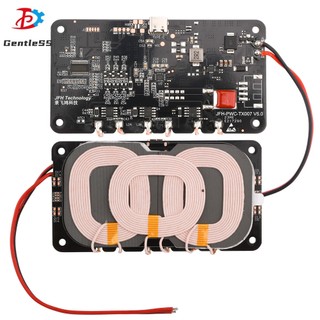 Mô-đun sạc nhanh không dây 3 cuộn công suất cao 18w giao diện type-c dc12v 24v type-c qi cho xe hơi