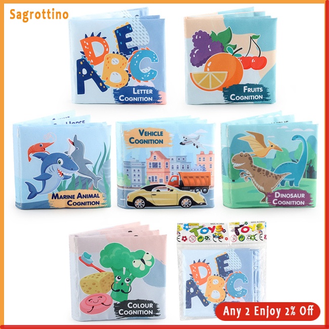 Sag Sách Vải Ba Chiều Hình Khủng Long Đại Dương Ba Chiều Có Âm Thanh Giáo Dục Sớm Dành Cho Trẻ Em