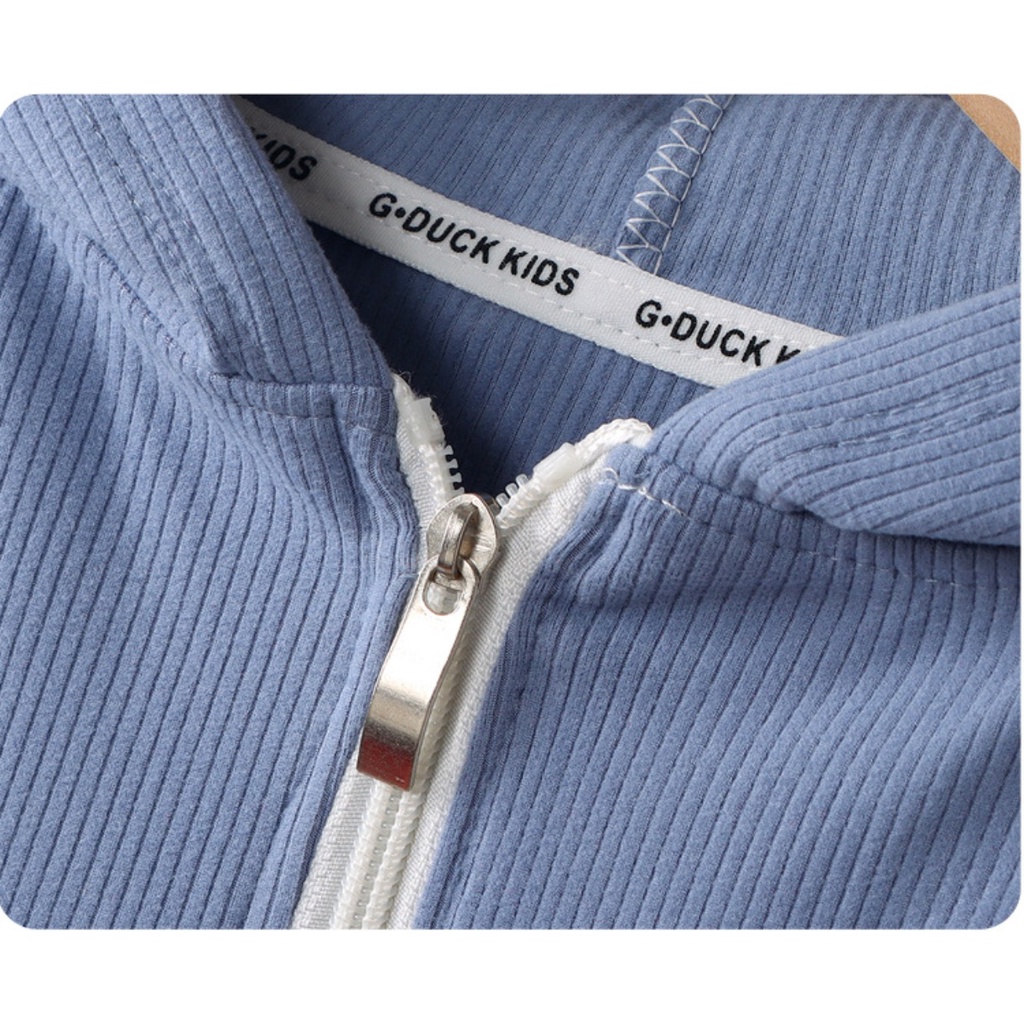 Áo Khoác Nhung Hai Mặt Có Mũ Trùm Ấm Áp Thời Trang Dành Cho Trẻ Nhỏ