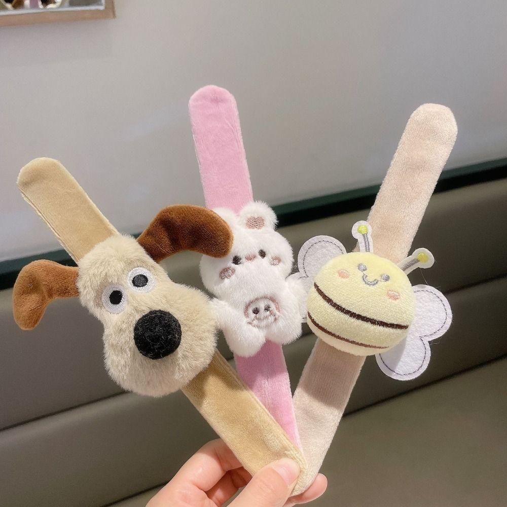 Mluck Đồ Chơi Vòng Tay Khỉ / Cá Sấu / Gấu Trúc Nhồi Bông Mềm Mại Dễ Thương Dành Cho Bé