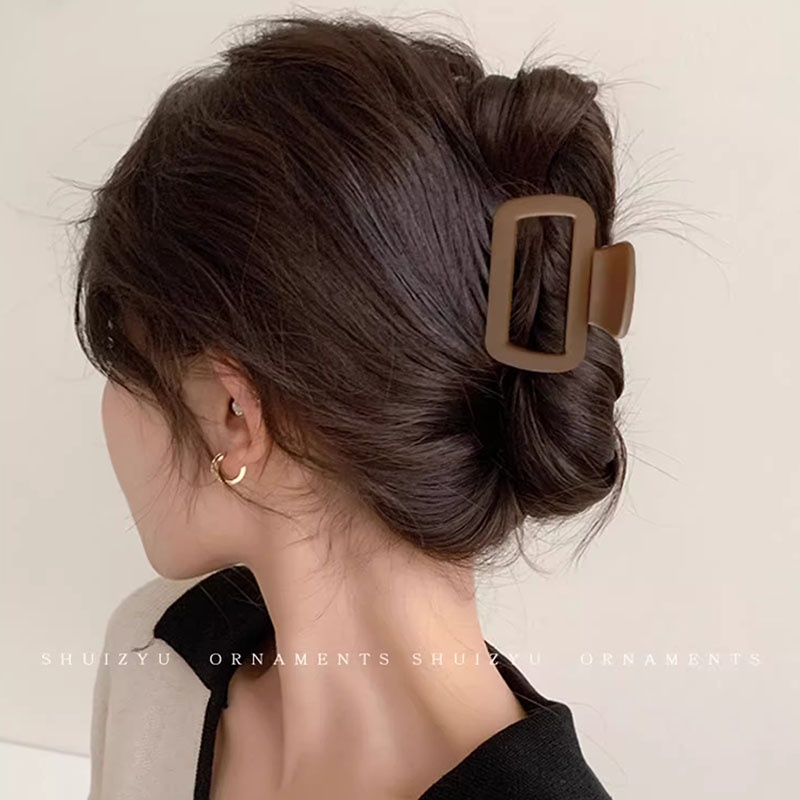 Set 2 Kẹp Tóc Hình Vuông Nhỏ Nhắn Xinh Xắn Dành Cho Nữ