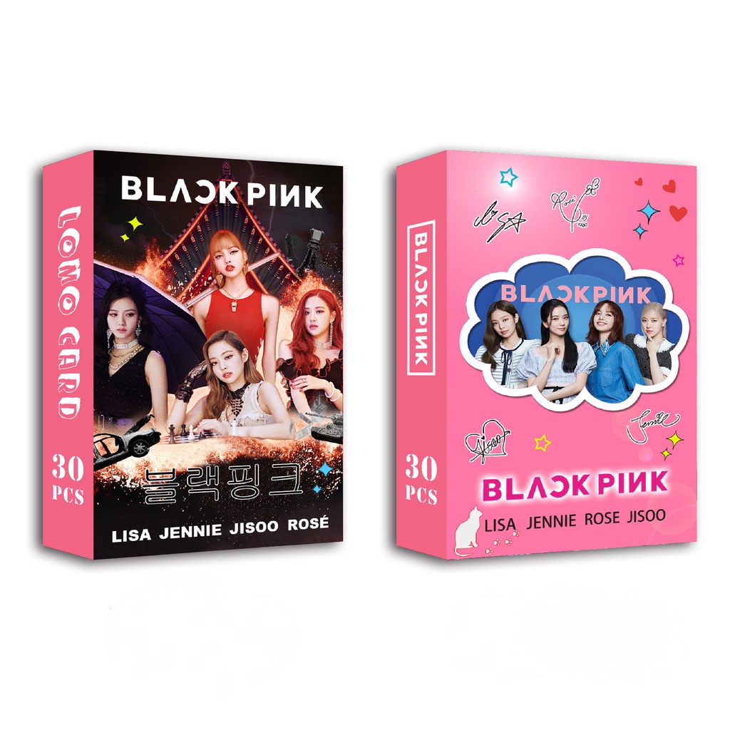 30 Cái / hộp BP Album HỒNG VENOM Lomo Card BPTG HỒNG Photocards Jennie Lisa Rose Jisoo BP Kpop Bưu Thiếp Vận Chuyển Nhanh YM
