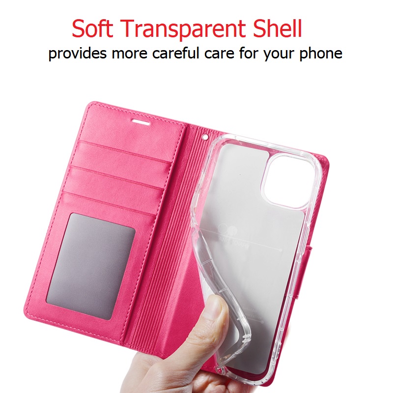 Cho iphone 15 Pro Max 15 Pro 15 Plus 14 Pro Max 14 Pro Bao Da Điện Thoại Dạng Ví Nắp Lật Nam Châm Có Ngăn Đựng Thẻ Và Chức Năng Giá Đỡ