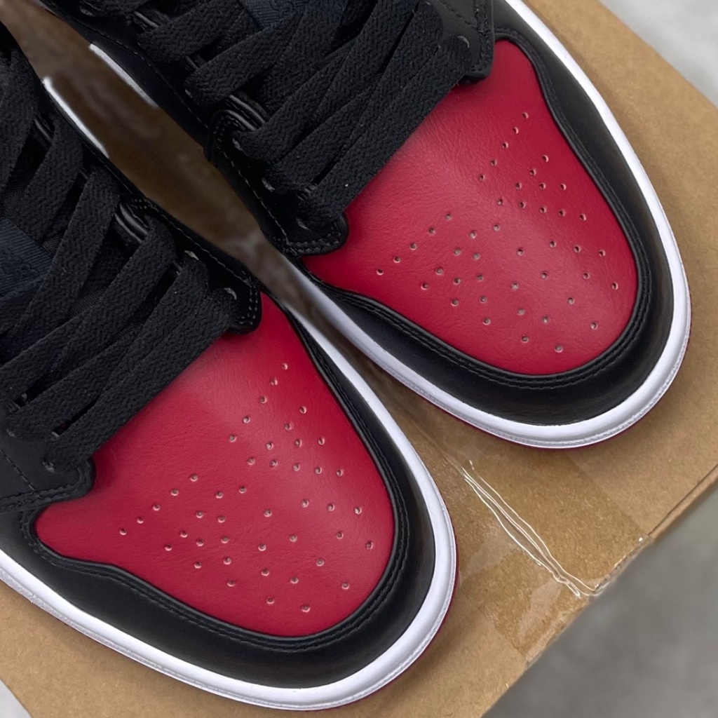 Giày thể thao sneaker  -  Air JD 1 Low 'Alternate Bred Toe'