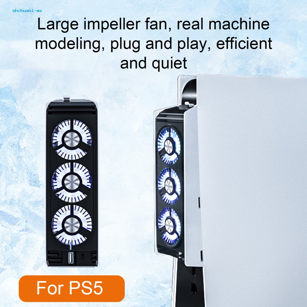 Shchuani Quạt Tản Nhiệt Siêu Êm Cổng usb Cho Máy Chơi game ps5