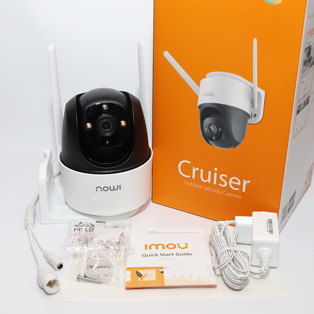 Camera Wifi không dây ngoài trời IMOU  S42FP có màu ban đêm, xoay 360 độ - Hàng chính hãng