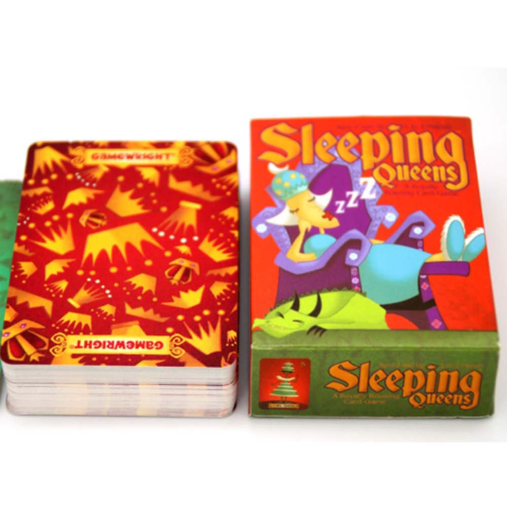 Sleeping Queens English version Card Game, 79 Cards