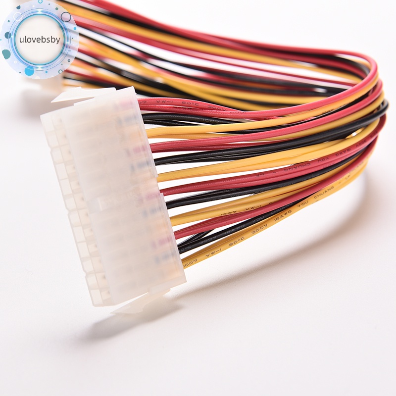 Ulovebsby Dây Cáp Nối Dài 24 pin Sang Cổng pc psu tw Dài 30cm vn