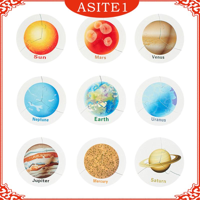 Đồ Chơi Xếp Hình Hệ Mặt Trời Chín Hành Tinh Giáo Dục Cho Trẻ Em