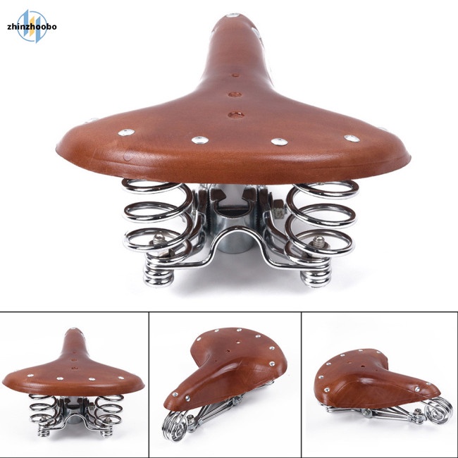 Yên Xe Đạp Ba Lớp Bằng Da Bò Chất Lượng Cao