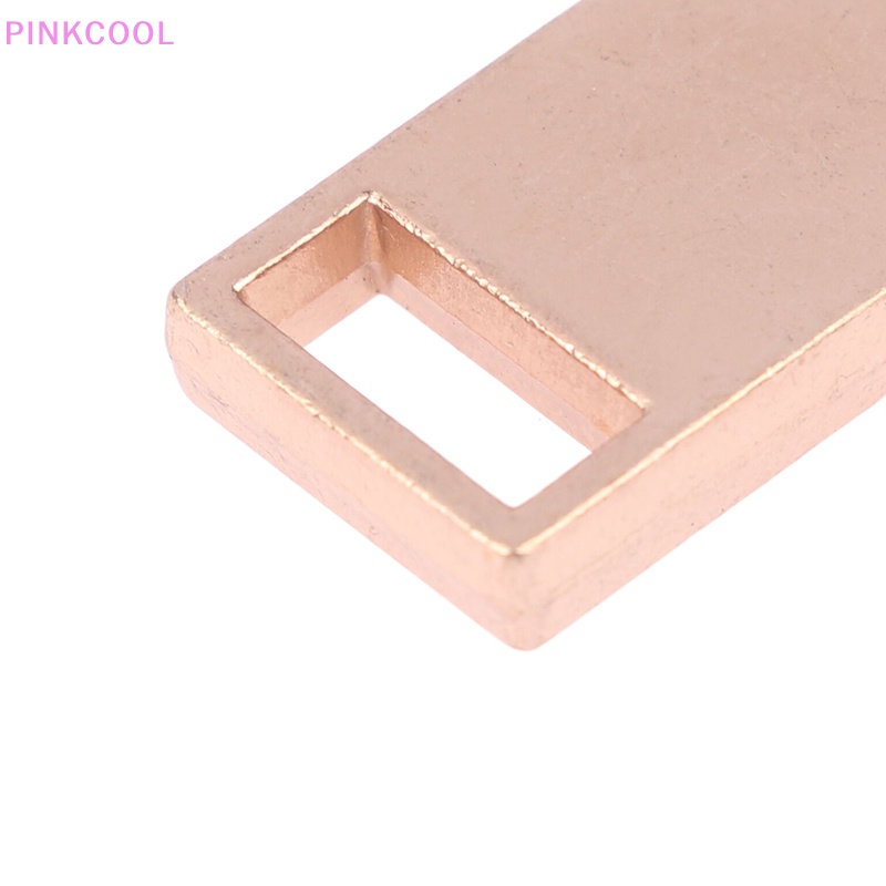 Pinkcool Set 2 Dây Khóa Kéo Kim Loại Gắn Túi Xách Giày Bốt Khóa Kéo Có Thể Tháo Rời