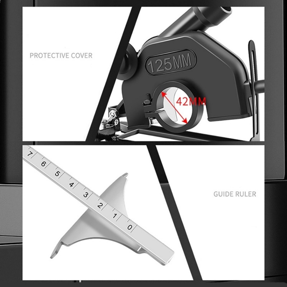 Giá Đỡ Đế Máy Mài Cắt Cầm Tay, Bộ Chuyển Đổi Máy Mài Thành Máy Cưa Bàn Góc 45 Độ