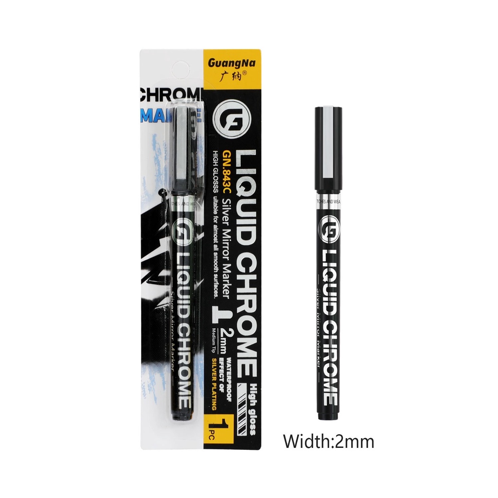 Bút Sơn Mạ chrome / Bạc / Vàng Chống Thấm Nước Kích Thước 1mm / 2mm / 3mm