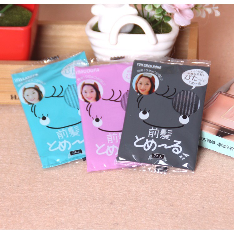 Miếng Dán Tóc Giúp Trang Điểm/Rửa Mặt  bách hoá đô