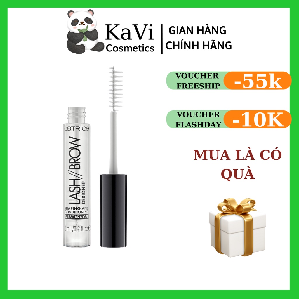 Mascara định hình và dưỡng mi Catrice Lash Brow Designer Gel 6ml - Kavi Cosmetics