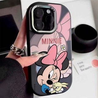 Ốp lưng điện thoại silicone mềm mại Hình Thỏ Minnie dẻo nhẹ chống va cho Apple iPhone 15 Pro Max 14 Pro 13 12 XS 11 SE 2022 2020 Bảo vệ camera dáng mỏng dễ cắn