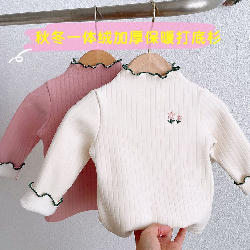 ❤Áo Lót Lông Cừu Dày Dặn Phong Cách Phương Tây Thời Trang Mùa Đông 2023 Cho Bé Gái