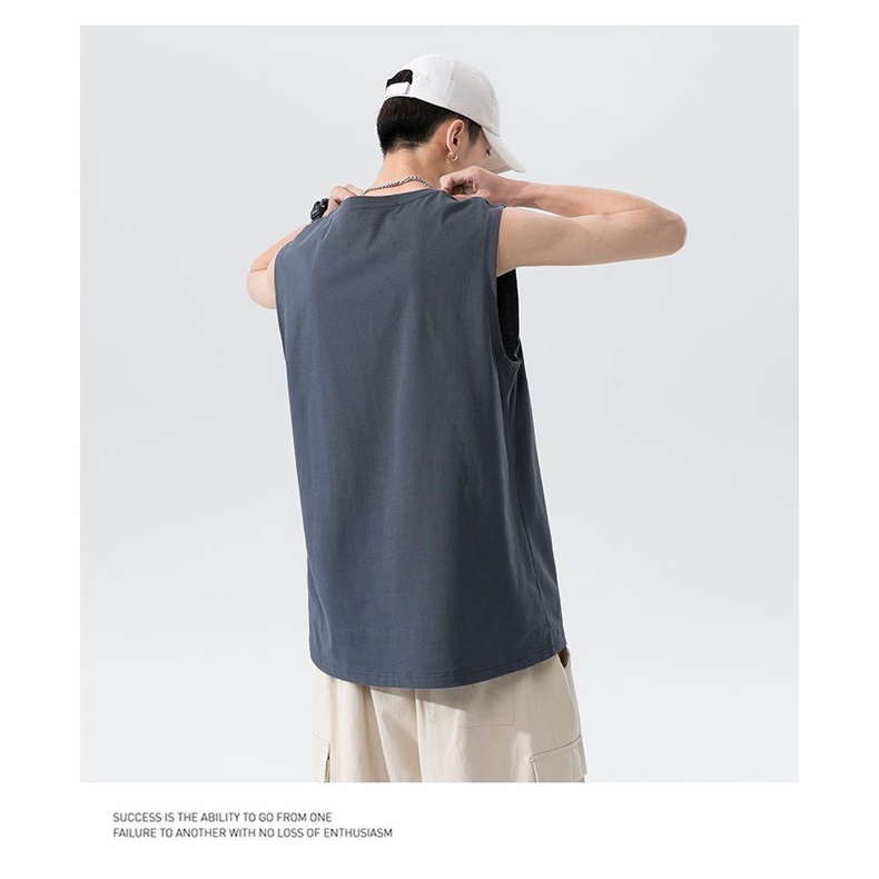 Áo Ba Lỗ Thể Thao plus size Thoáng Khí Thời Trang hong kong Cho Nam