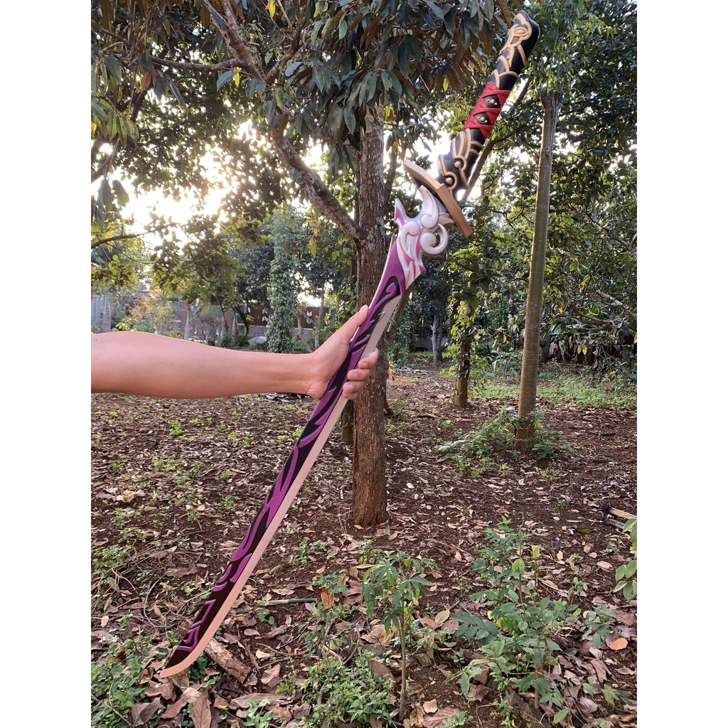 Mô hình Mộng Tưởng Nhất Tâm của Raiden Shogun bằng foam PU 106cm - Genshin Impact | Baystore