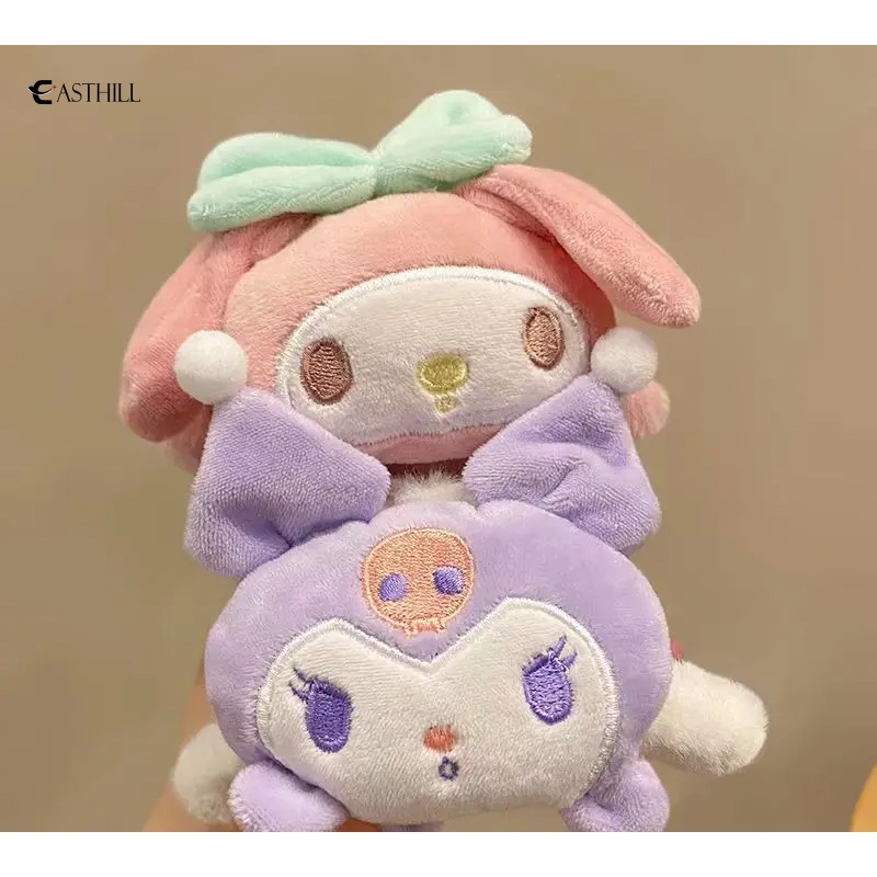 SANRIO Kẹp Tóc Hình Thỏ Hoạt Hình kuromi melody Nhồi Bông Đáng Yêu Cho Bé Gái