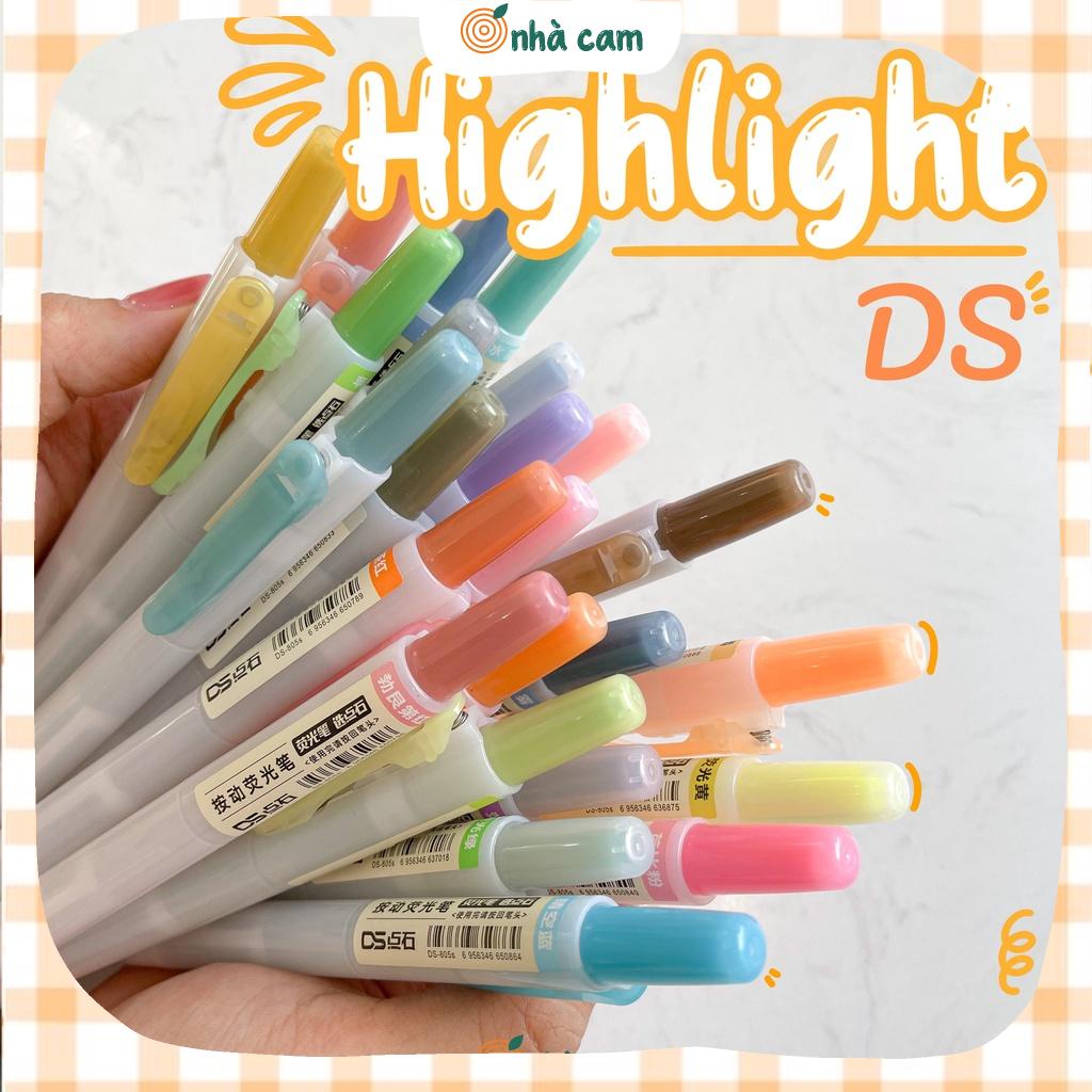 Bút Nhớ Dòng Highlight Bấm DS Nhà Cam