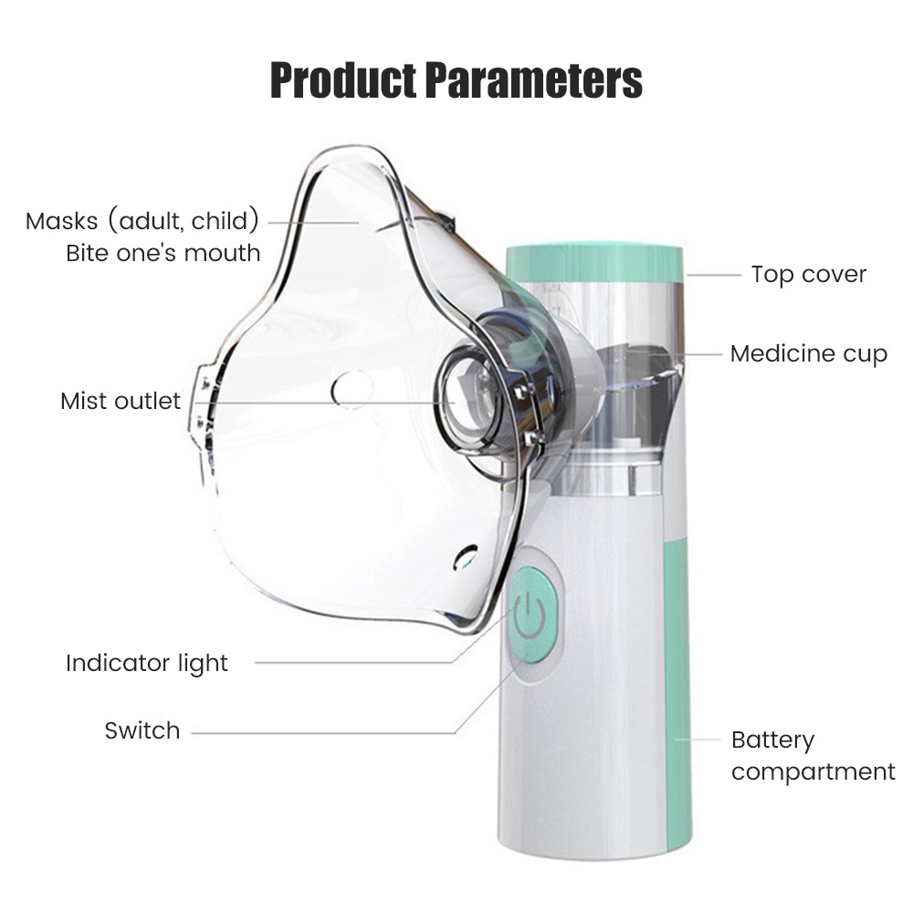 Atomizer Máy Phun Sương Cầm Tay usb Yên Tĩnh Cho Người Lớn / Văn Phòng Kèm Hộp Đựng