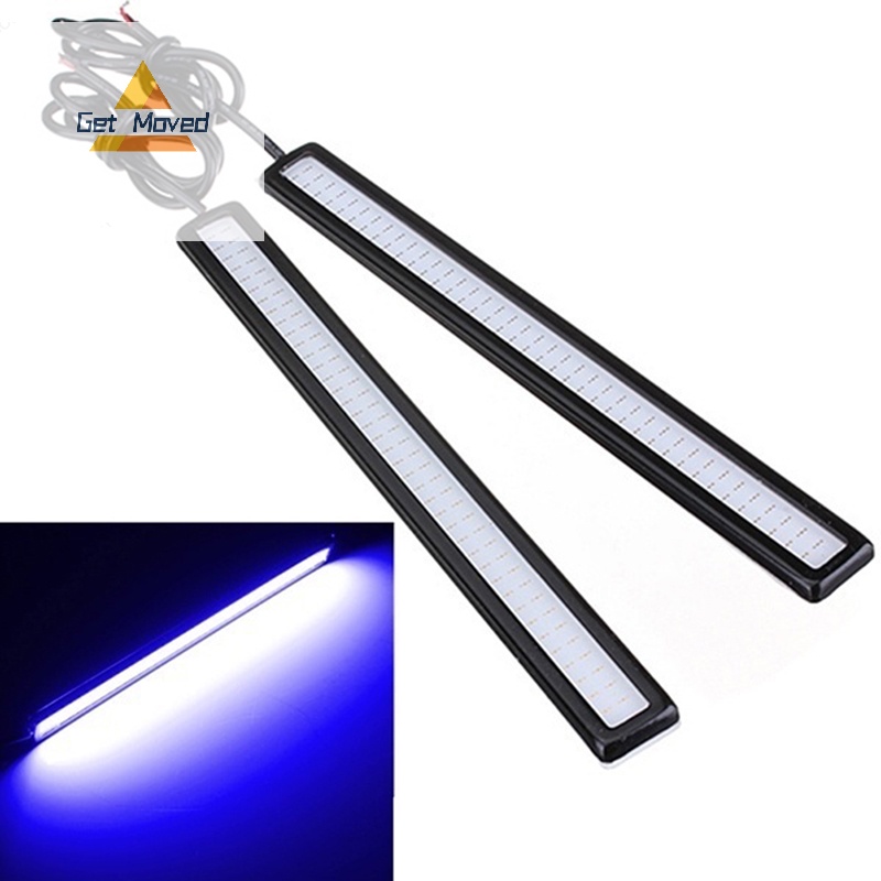 Đèn led cob drl Siêu Sáng Chống Thấm Nước dc 12v 17cm Màu Xanh Dương Có Thể Di Chuyển Cho Xe Hơi Áo Thun Thiết Kế Mới Năng Động Thời Trang