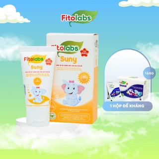 Kem Chống Nắng Trẻ Em Fitolabs Suny SPF 35, PA+++ Thành Phần An Toàn, Lành Tính, Bảo Vệ Da Bé Toàn Diện Tuýp 25g FITO18