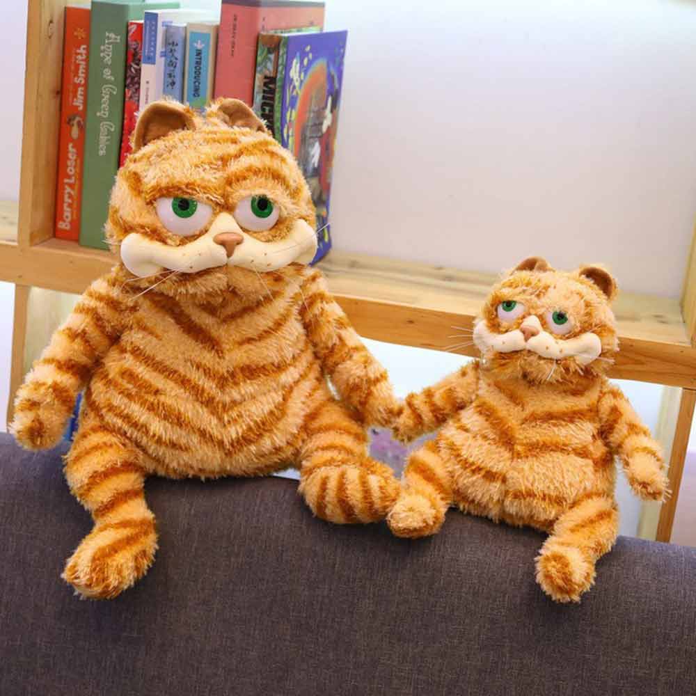 Cartoon Garfield Plush Toy Fat Cat Soft Stuffed Animal Teddy Pillow Doll 12/18''